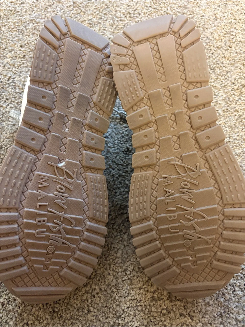Women’s Casual Blowfish Athletic Sneakers in Blue and Tan